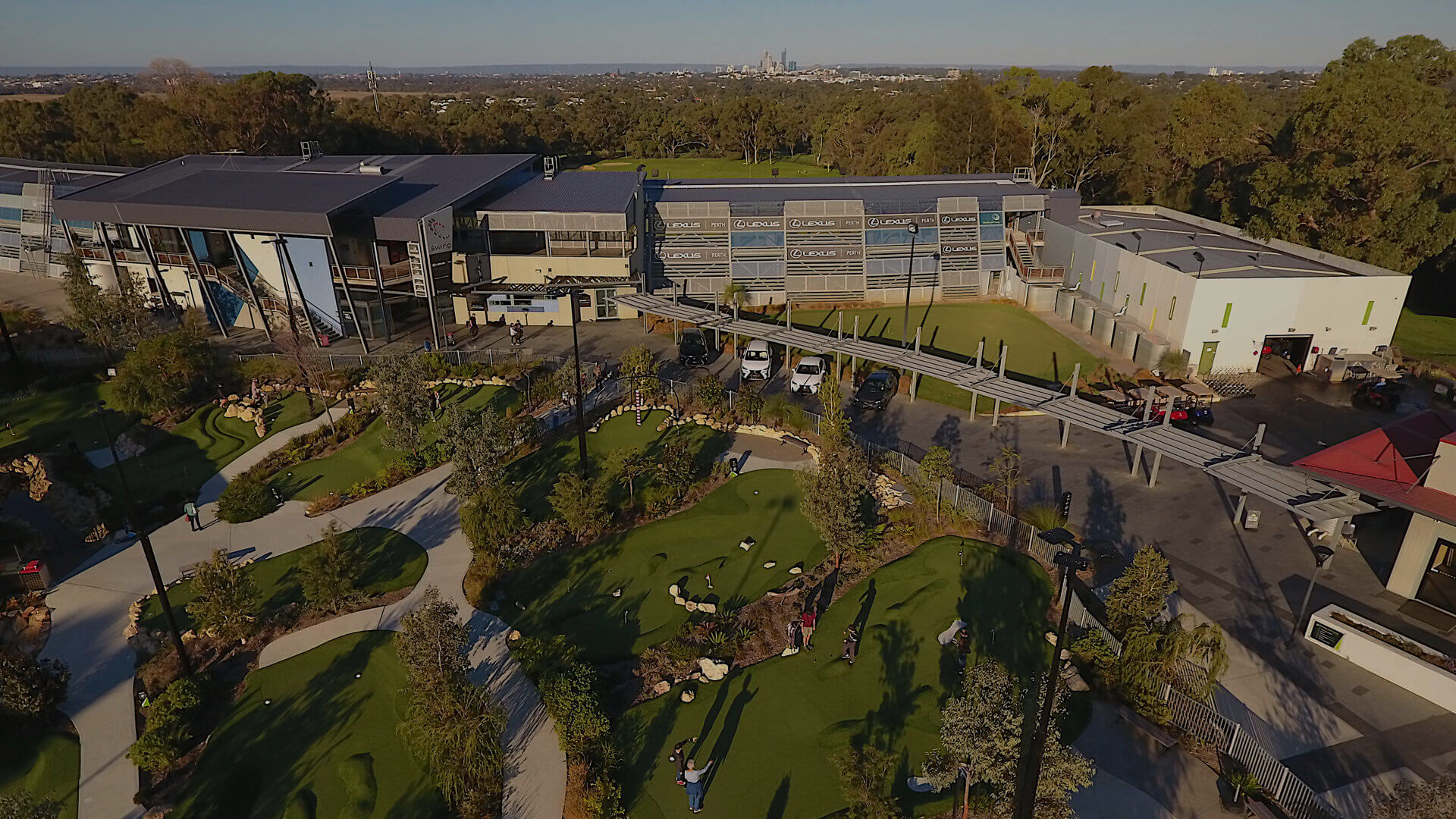 Wembley golf course aerial