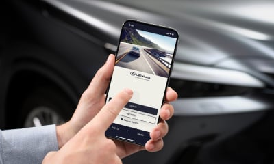 Lexus Connected App on a phone screen