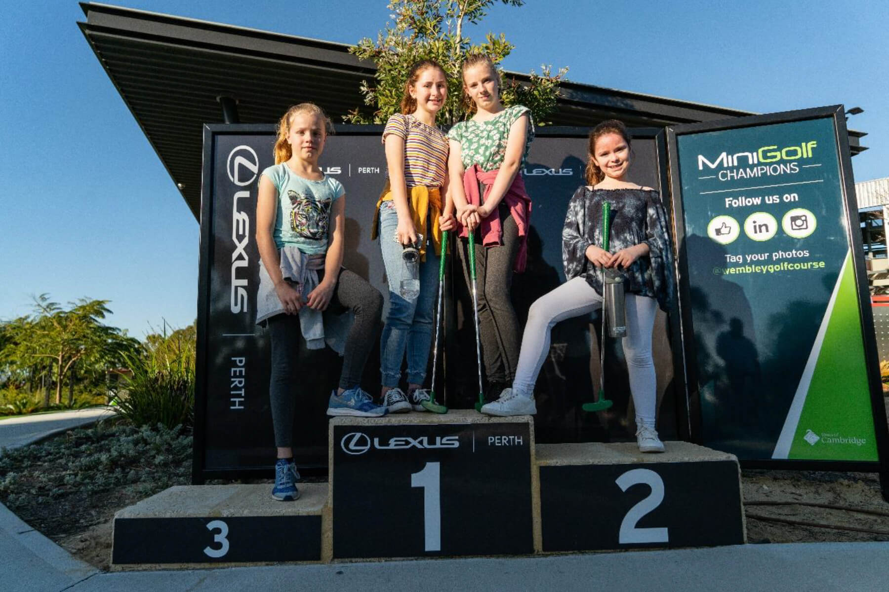 Lexus Wembley Golf group photo