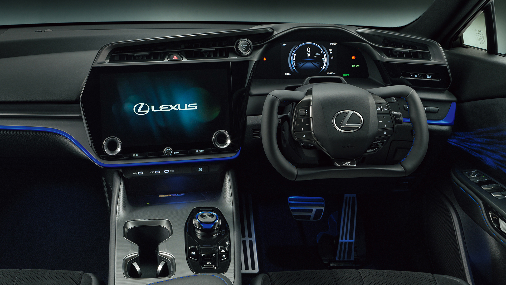 Lexus RZ cockpit